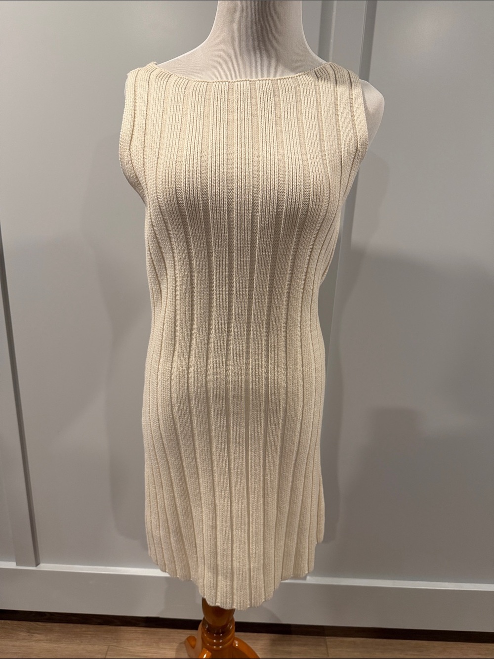 Reformation poppy ribbed mini dress